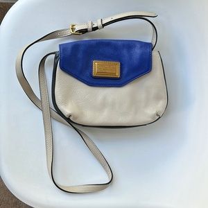 Marc by Marc Jacob’s cream blue black colorblock crossbody